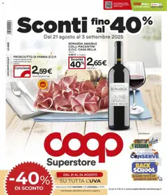 Anteprima dell'opuscolo Volantino Superstore - Milano dal negozio COOP valido da 21/08/2025