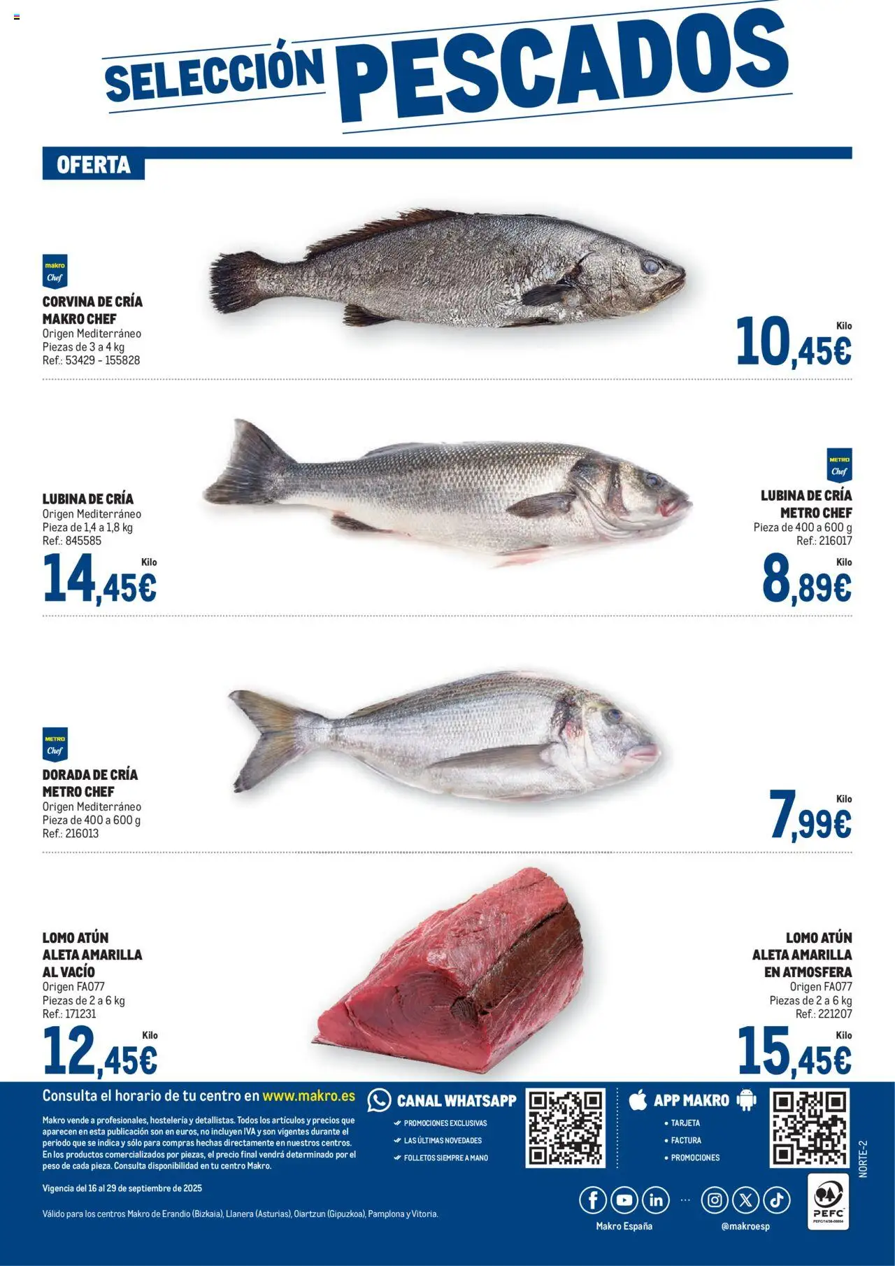 Makro Fresco Norte 2 > 16/09 - 29/09/2025 > Ofertas