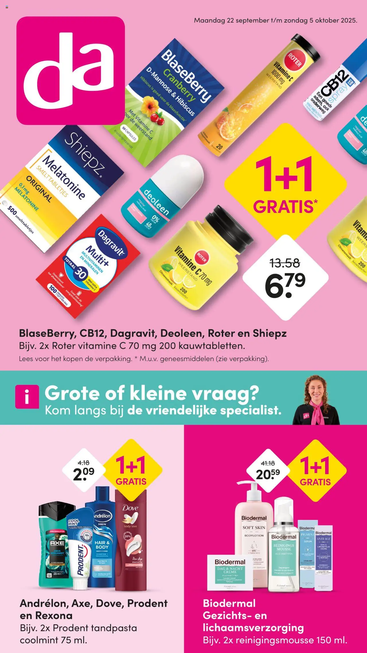 Da shop Folder geldig vanaf 22-09-2025 - Paginanummer 1