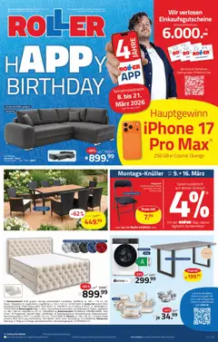 Vorschau von dem Prospekt des Geschäftes Roller, gültig ab dem 08.03.2026