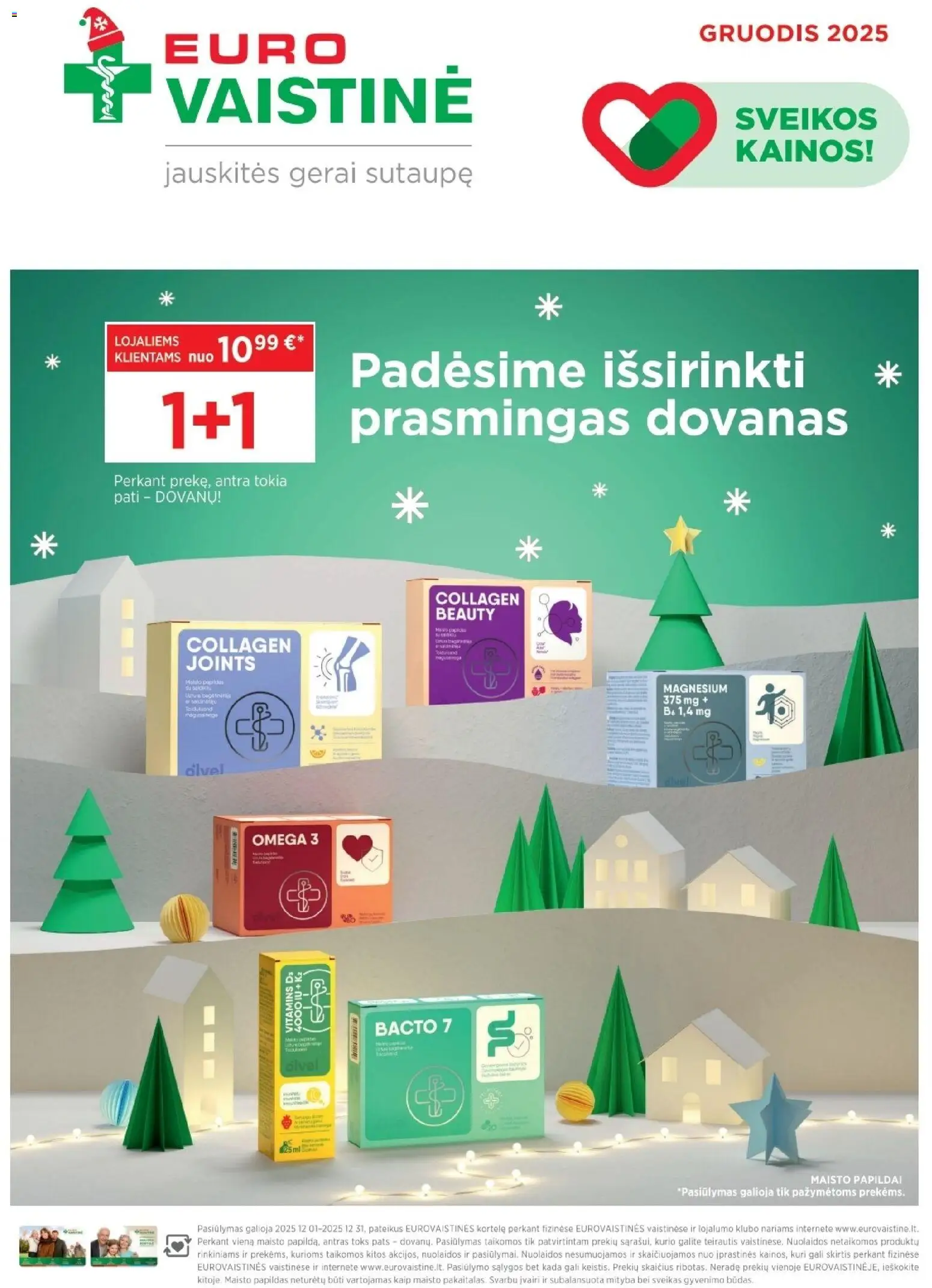 EUROVAISTINĖ parduotuvės leidinio Leidinys galiojančio nuo 2025.12.01 peržiūra