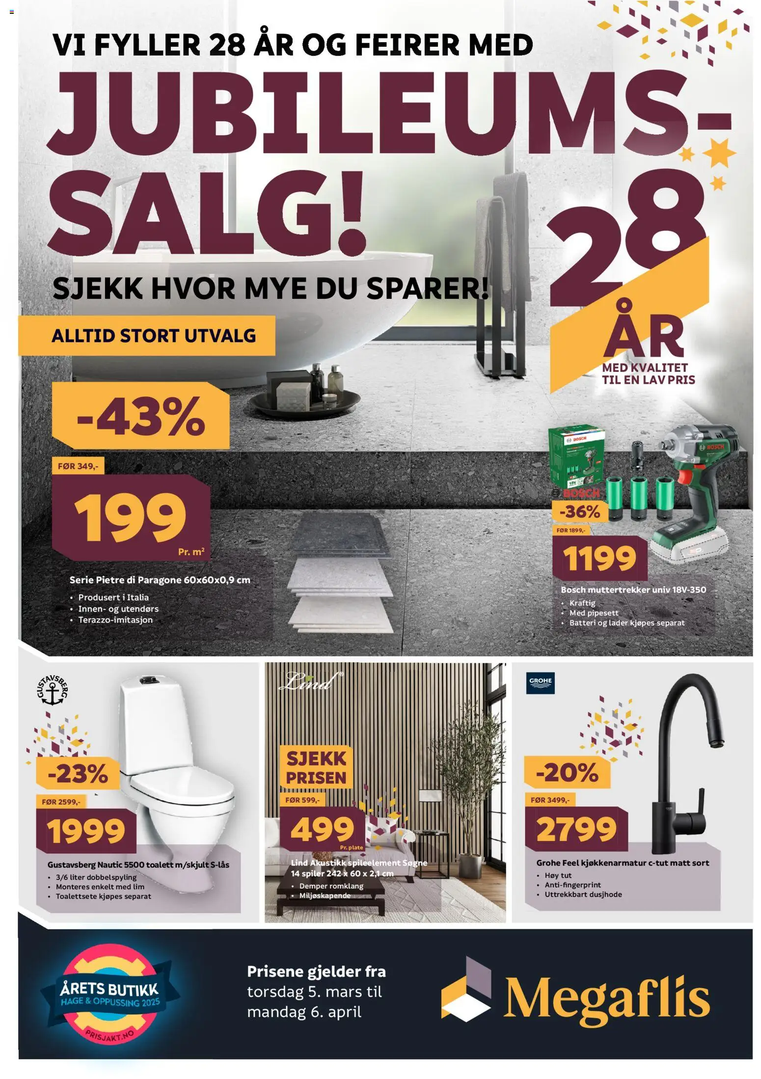 Forhåndsvis Megaflis kundeavis fra butikk Megaflis gyldig fra 05/03/2026