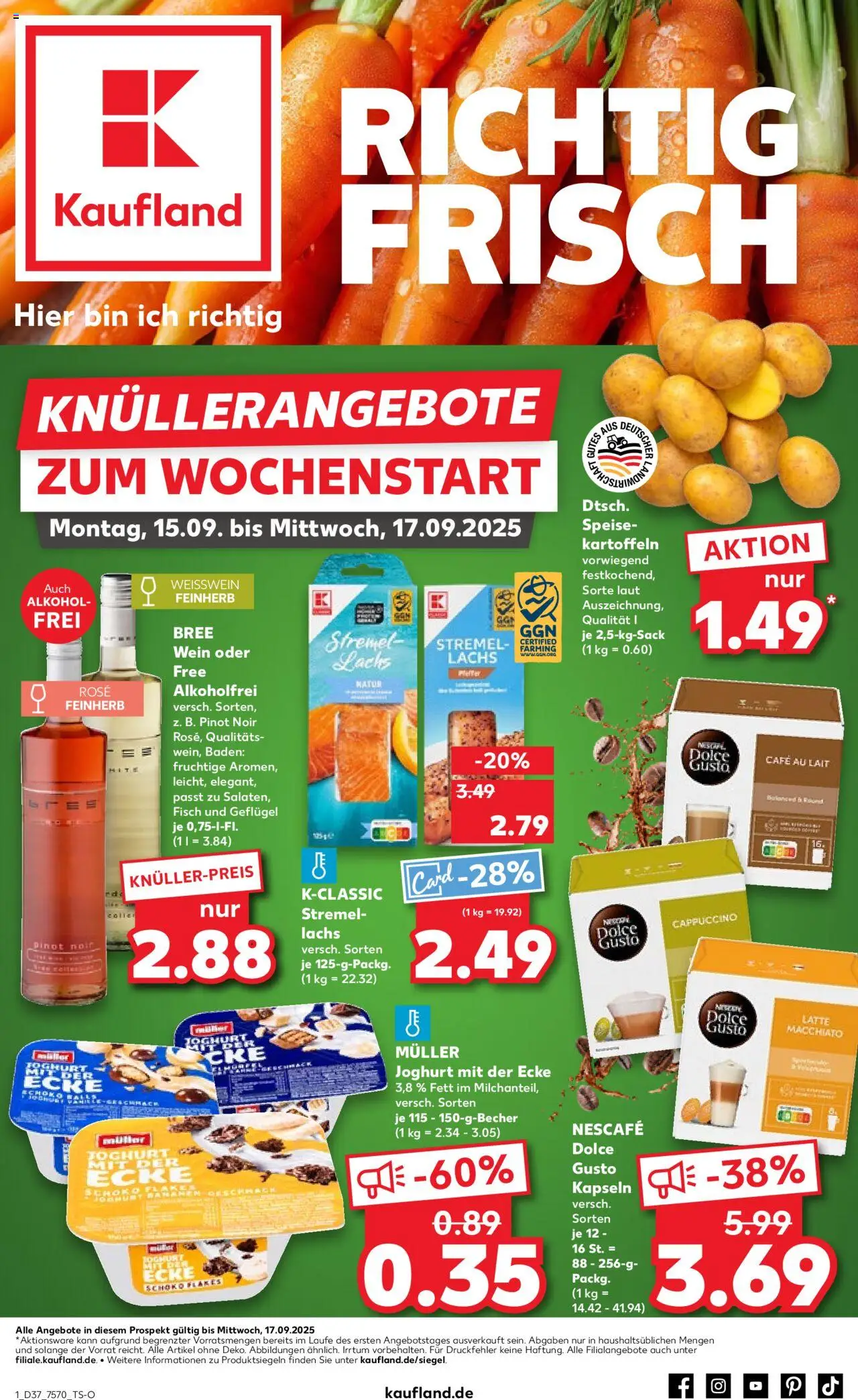 Kaufland DE shop DE Folder Köln geldig vanaf 14-09-2025 - Paginanummer 1