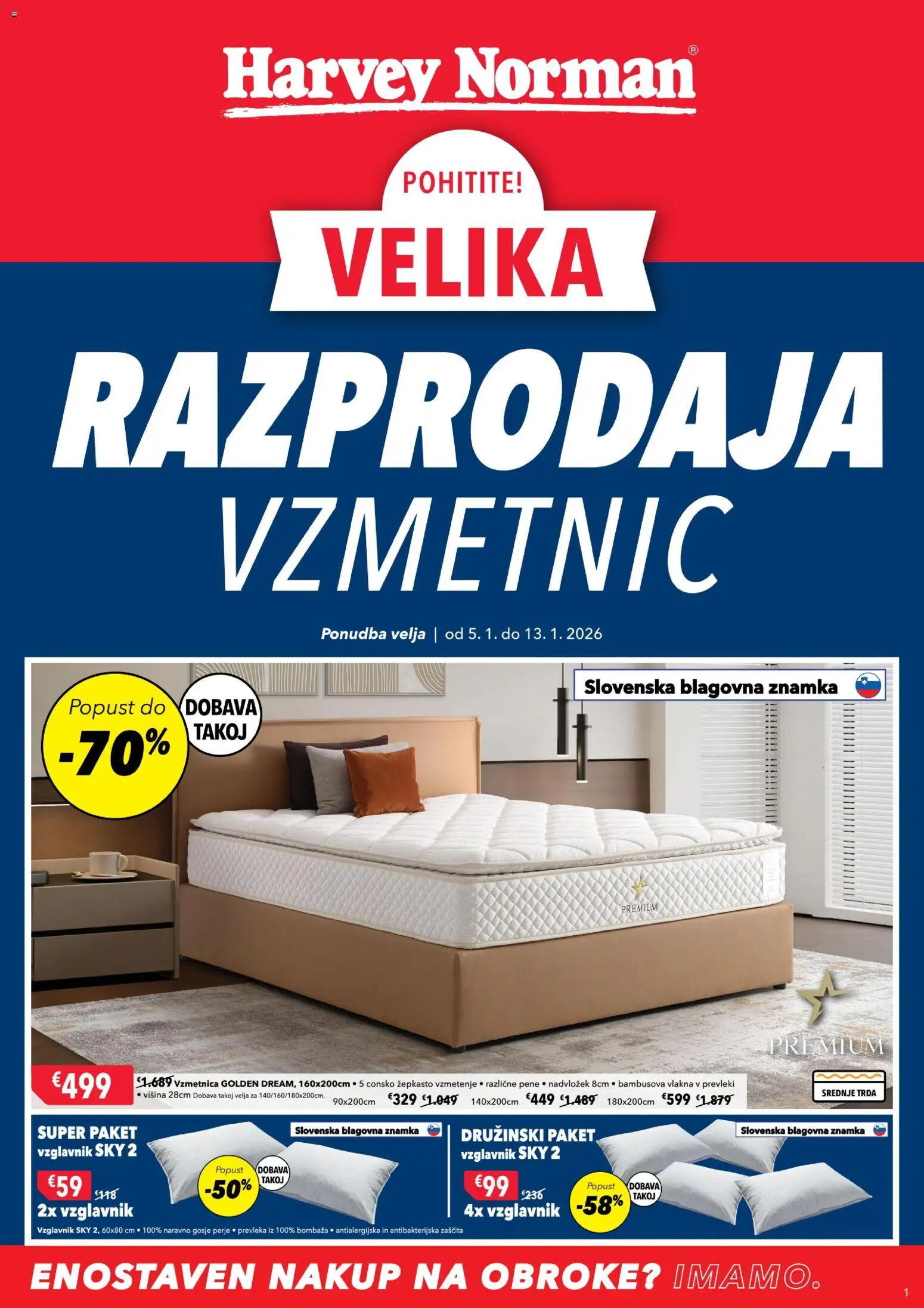 Predogled kataloga iz trgovine Harvey Norman veljaven od 05.01.2026