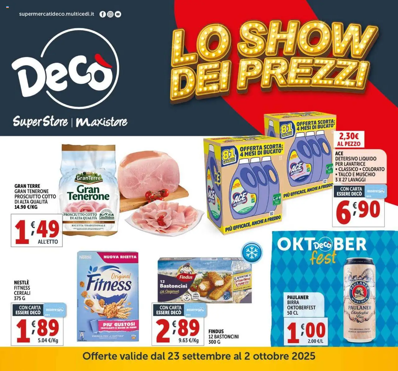 Volantino Decò valido da 23/09/2025 numero di pagina 1
