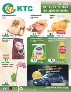 Pregled letka Katalog široke potrošnje trgovine KTC vrijedi od 19.11.2025