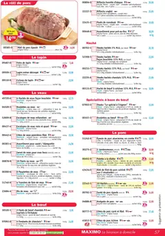 Prévisualisation de Catalogue du magasin Maximo formulaire valide 21/11/2025 | Page: 57