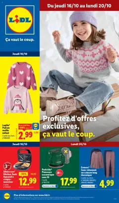 Prévisualisation de Catalogue les bonnes affaires de la semaine du magasin LIDL formulaire valide 16/10/2025