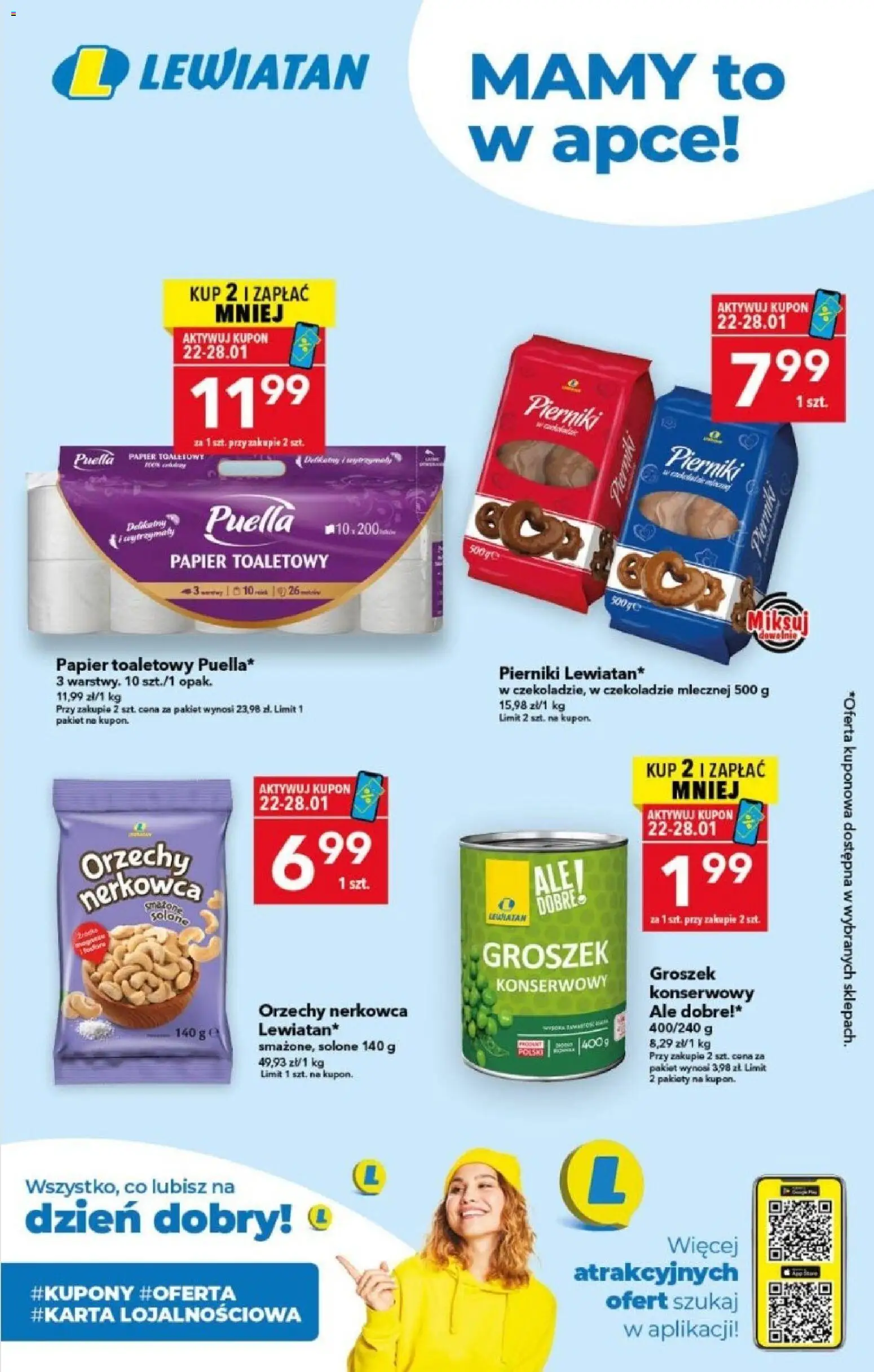 Pogląd gazetki "Mamy to w apce" ze sklepu Lewiatan ważnej od 22.01.2026