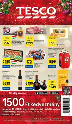 Tesco - Tesco újság érvényessége 2025.12.17-ig megtekintése, amely érvényes 2025.12.11.-től