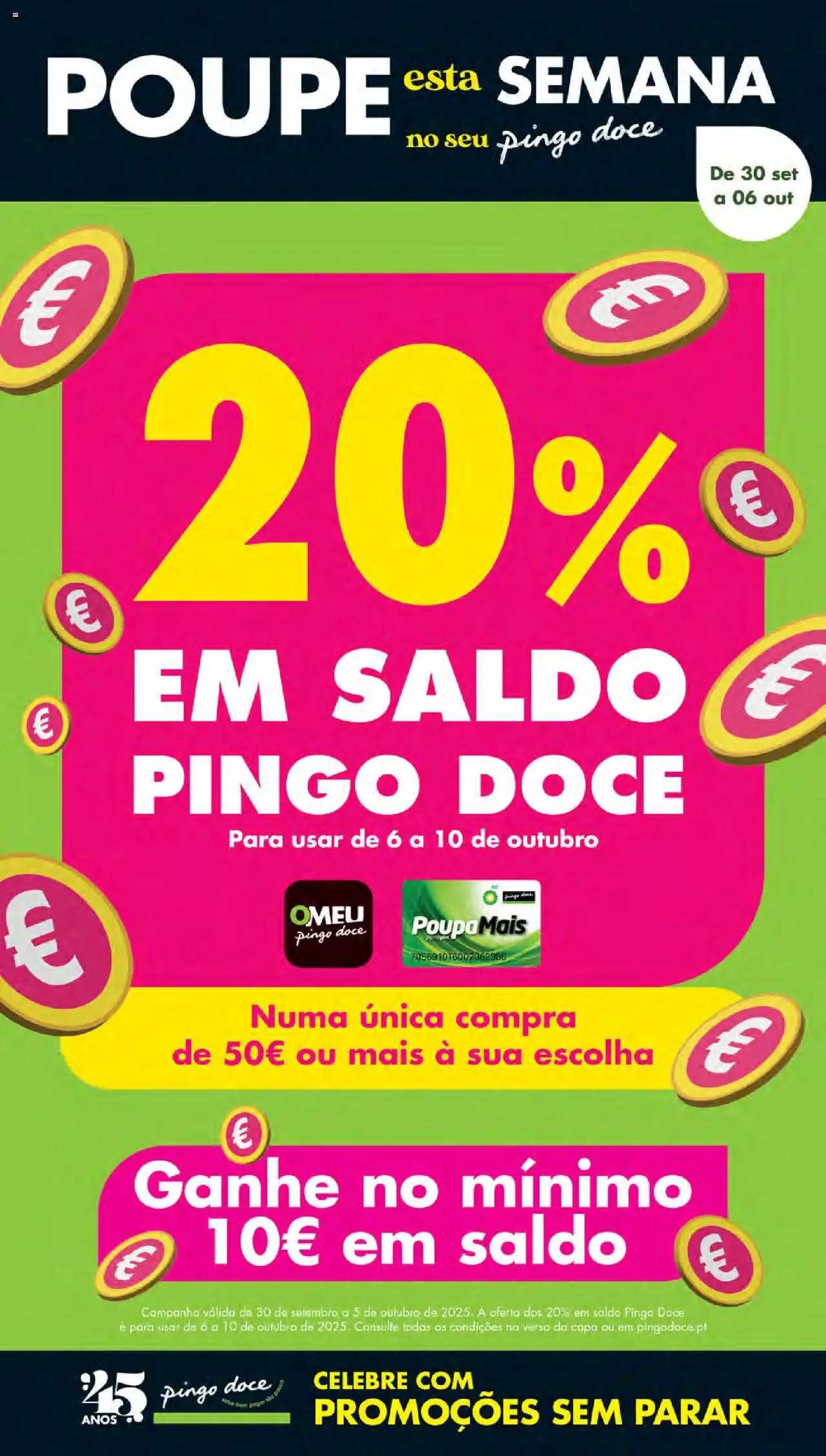 Pingo Doce Folheto de 30/09/2025 - catálogo esta semana - página 1