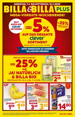 Vorschau der Angebote: Billa Billa Flugblatt - Niederösterreich gültig ab 07.04.2026
