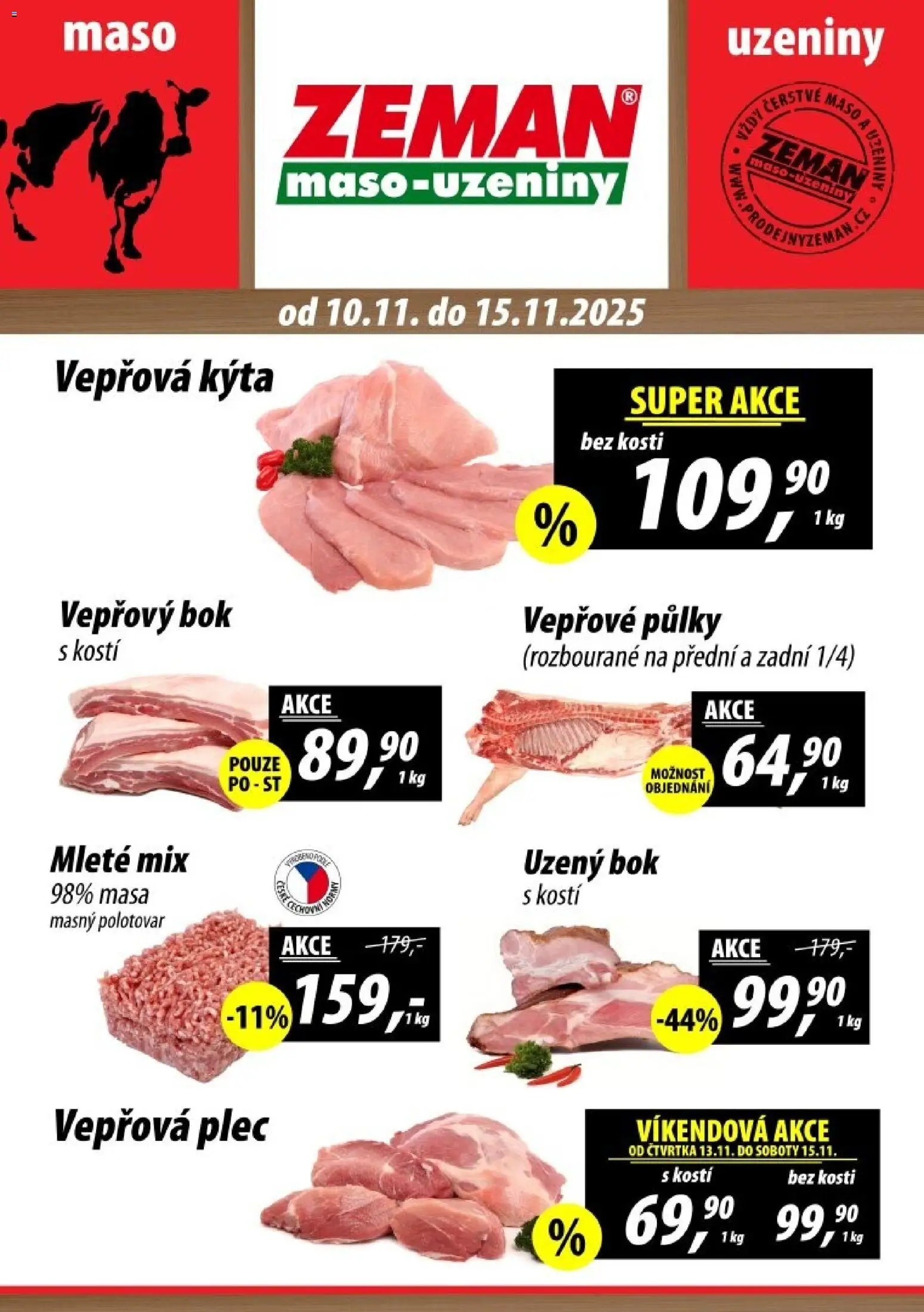 Náhled nabídky: Prodejny Zeman Leták - Praha platný od 10.11.2025