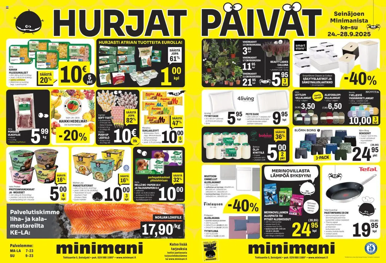 Minimani-kaupan Tarjoukset - Vaasa voimassa 24/09/2025 - Sivulla 1