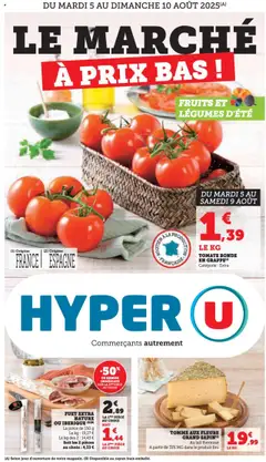 Prévisualisation de Le marché à prix bas du magasin Hyper U formulaire valide 05/08/2025