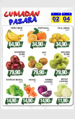 Furpa Cuma’dan Pazar’a 02.01.2026 - Broşürünün önizlemesi