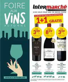 Prévisualisation de Publicité Vins du magasin Intermarché formulaire valide 02/09/2025