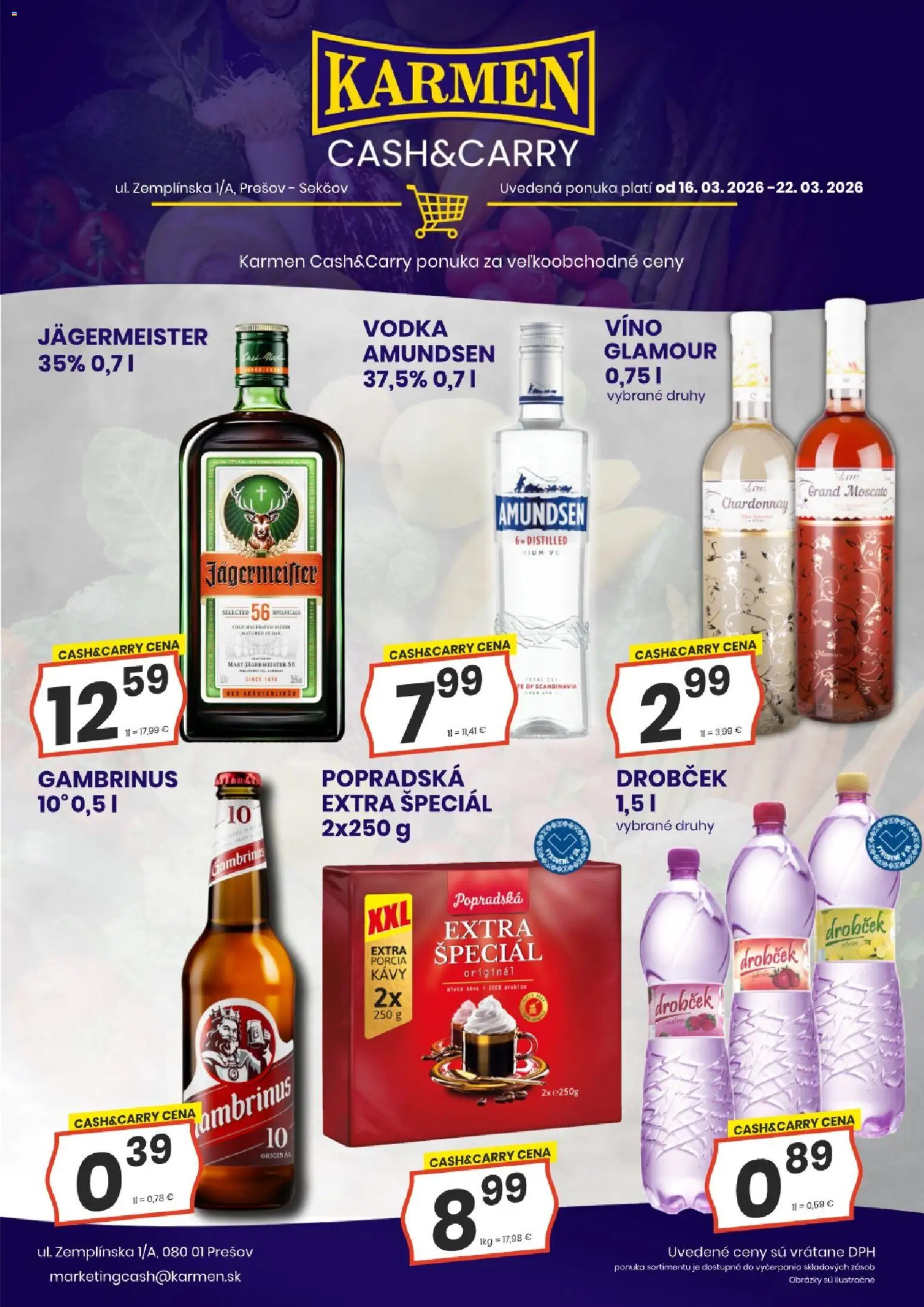 Náhľad KARMEN CBA letáku platného od 16.03.2026