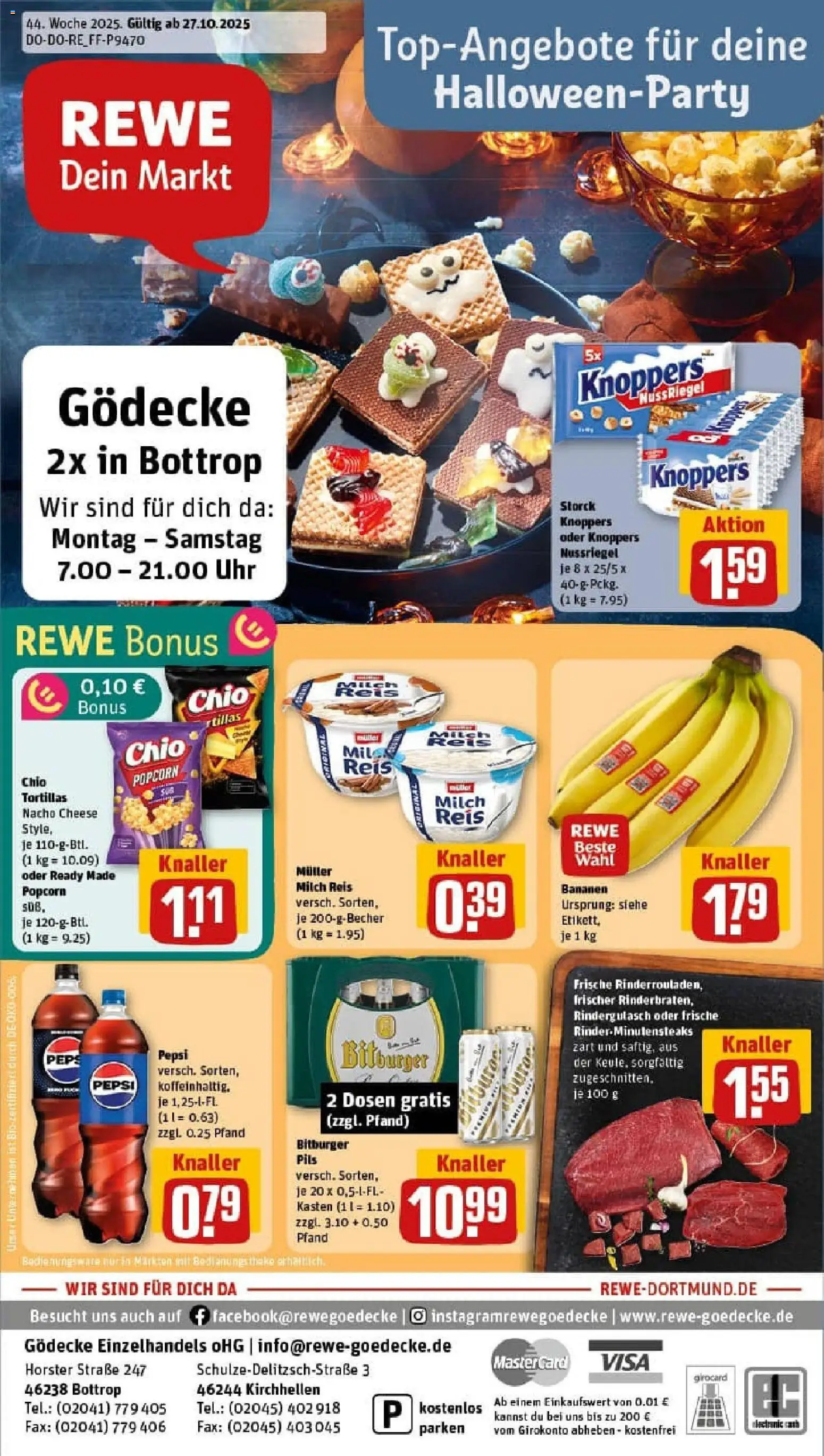 Vorschau von dem Prospekt des Geschäftes Rewe, gültig ab dem 26.10.2025