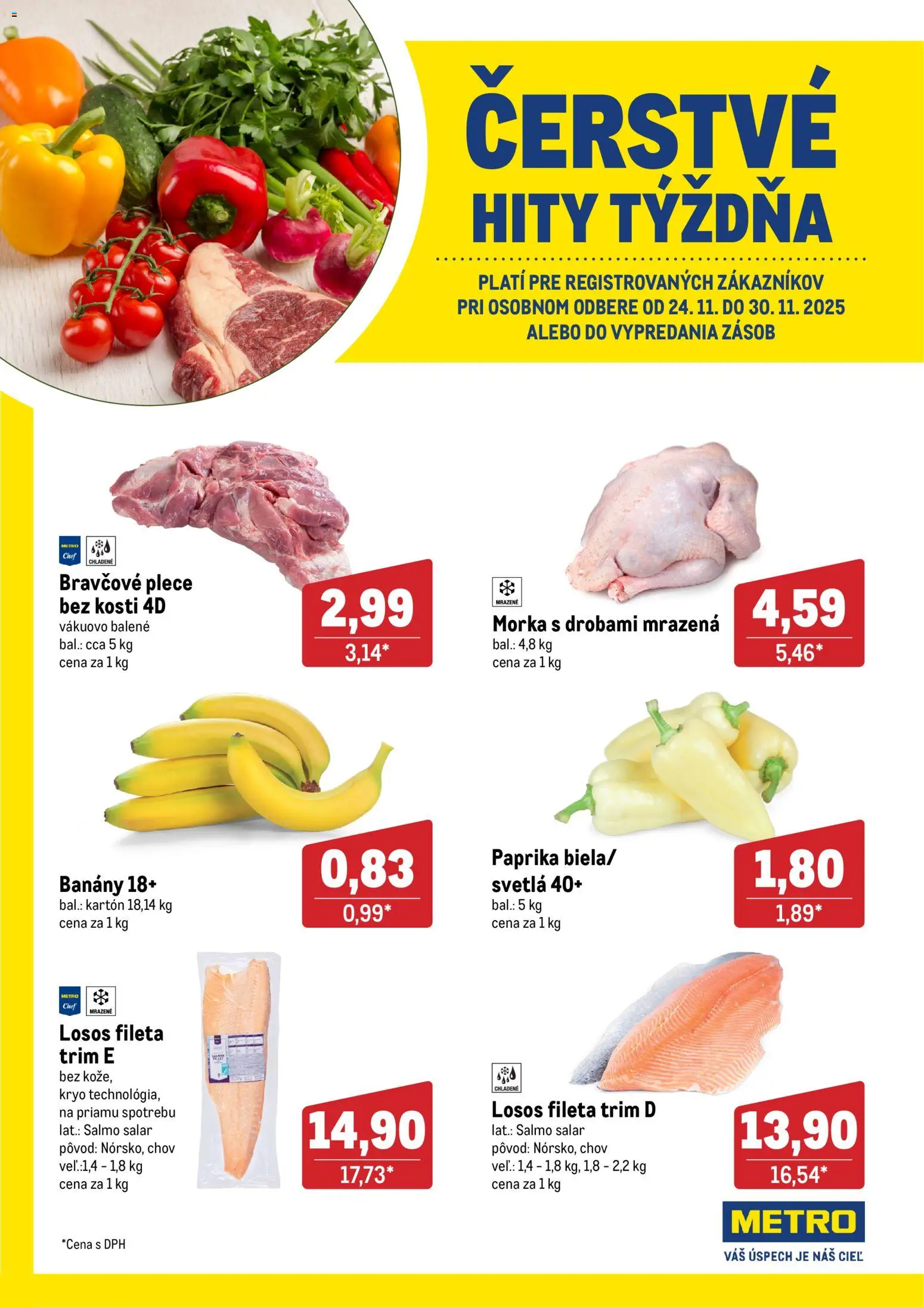 Náhľad Metro letáku platného od 24.11.2025