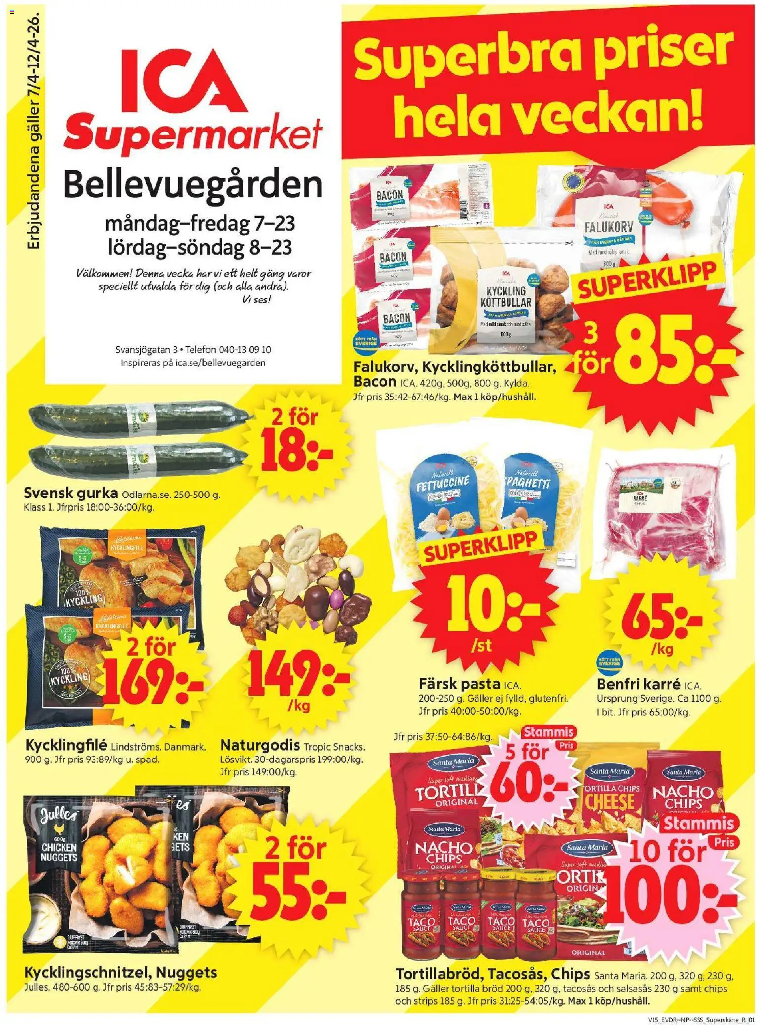 Förhandsgranska reklamblad Malmö från butik ICA Supermarket gäller från 06/04/2026