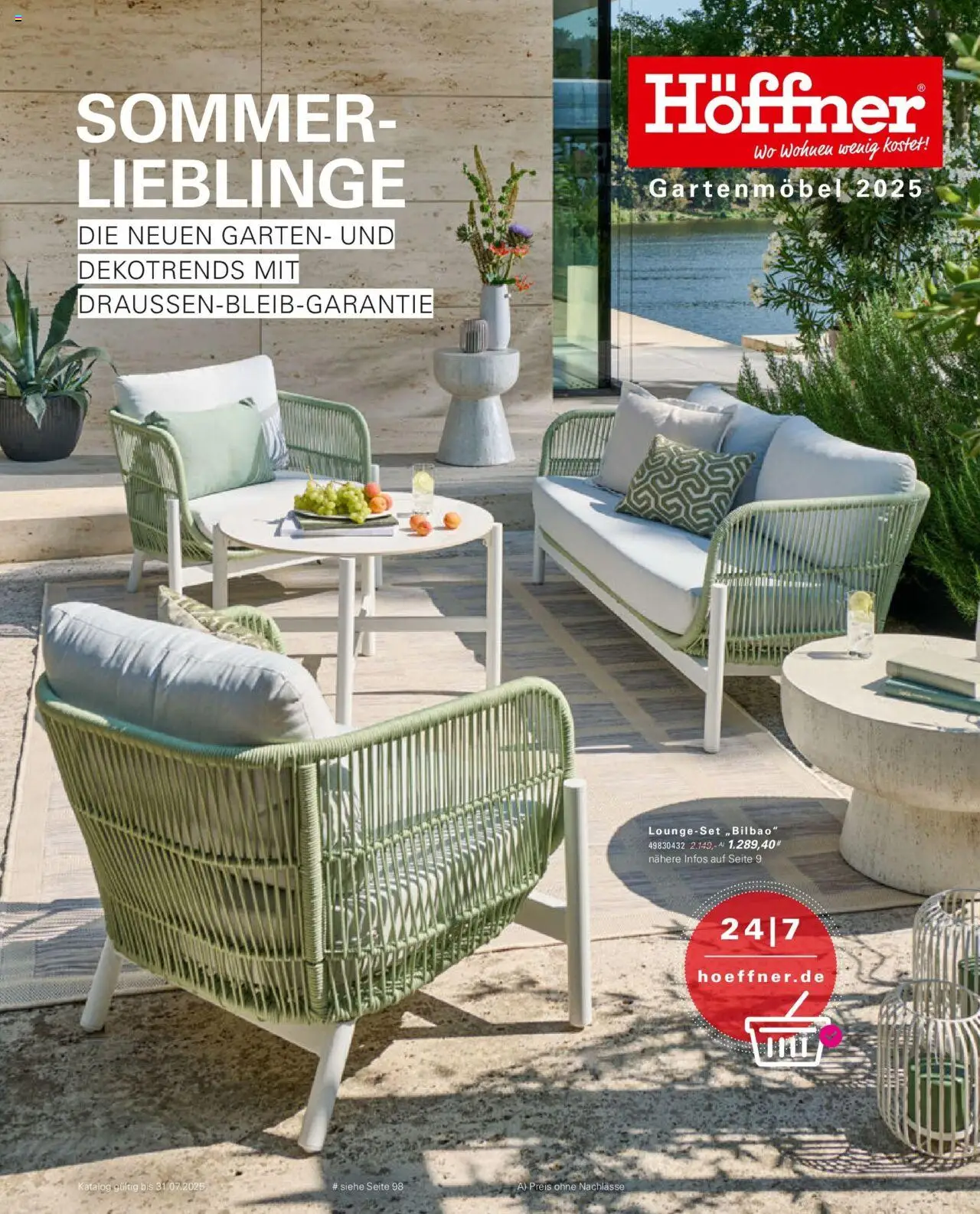 Höffner Gartenmöbel 2025 (vom 01.02.2025 - 31.07.2025)