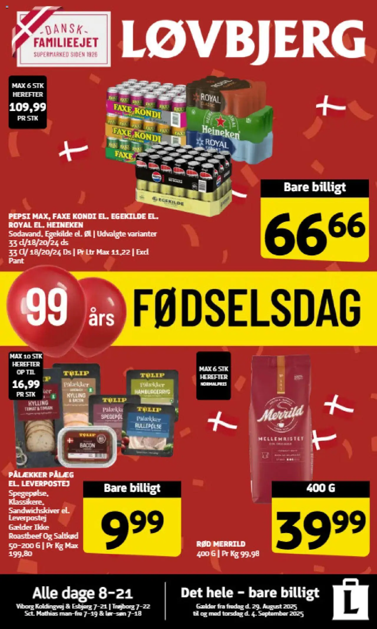 Løvbjerg tilbudsavis gyldig fra 29/08/2025 - side 1