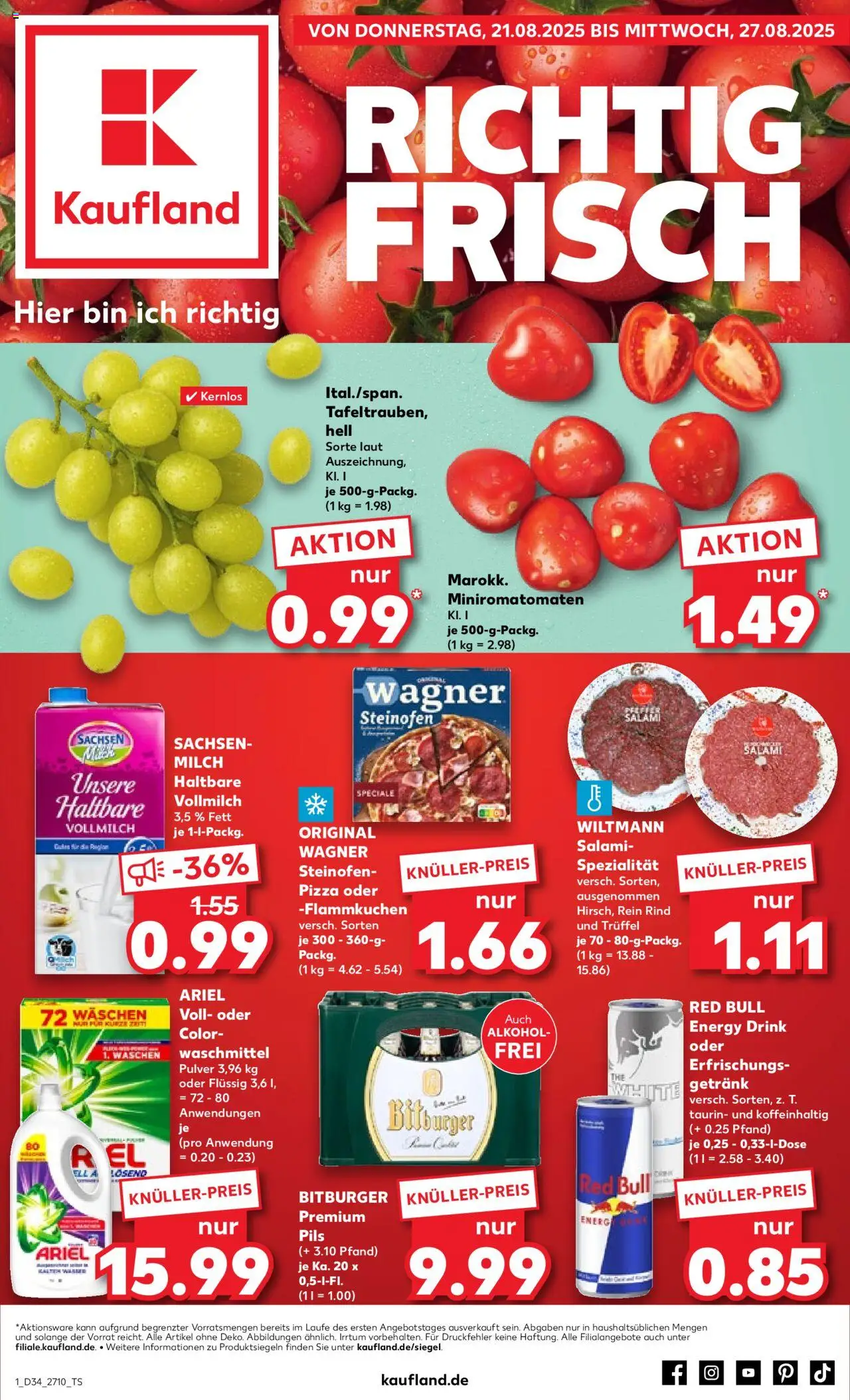 Kaufland DE shop DE Folder Leipzig geldig vanaf 21-08-2025 - Paginanummer 1