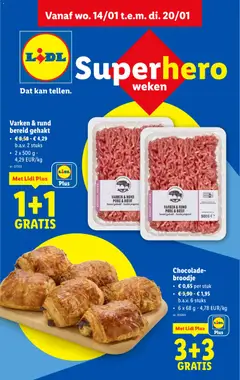 Voorbeeld van Folder week 3 van winkel Lidl geldig vanaf 14/01/2026