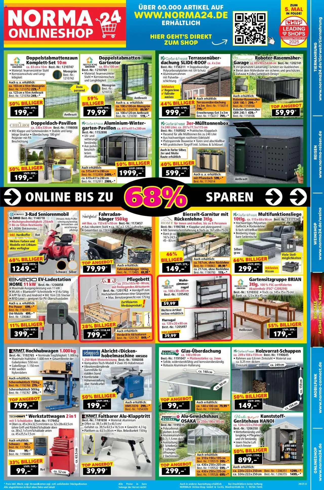 NORMA Prospekt ab 22.09.2025 > Onlineshop + nächste Woche