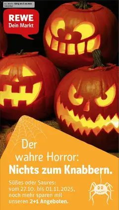 Vorschau von dem Prospekt des Geschäftes Rewe, gültig ab dem 26.10.2025