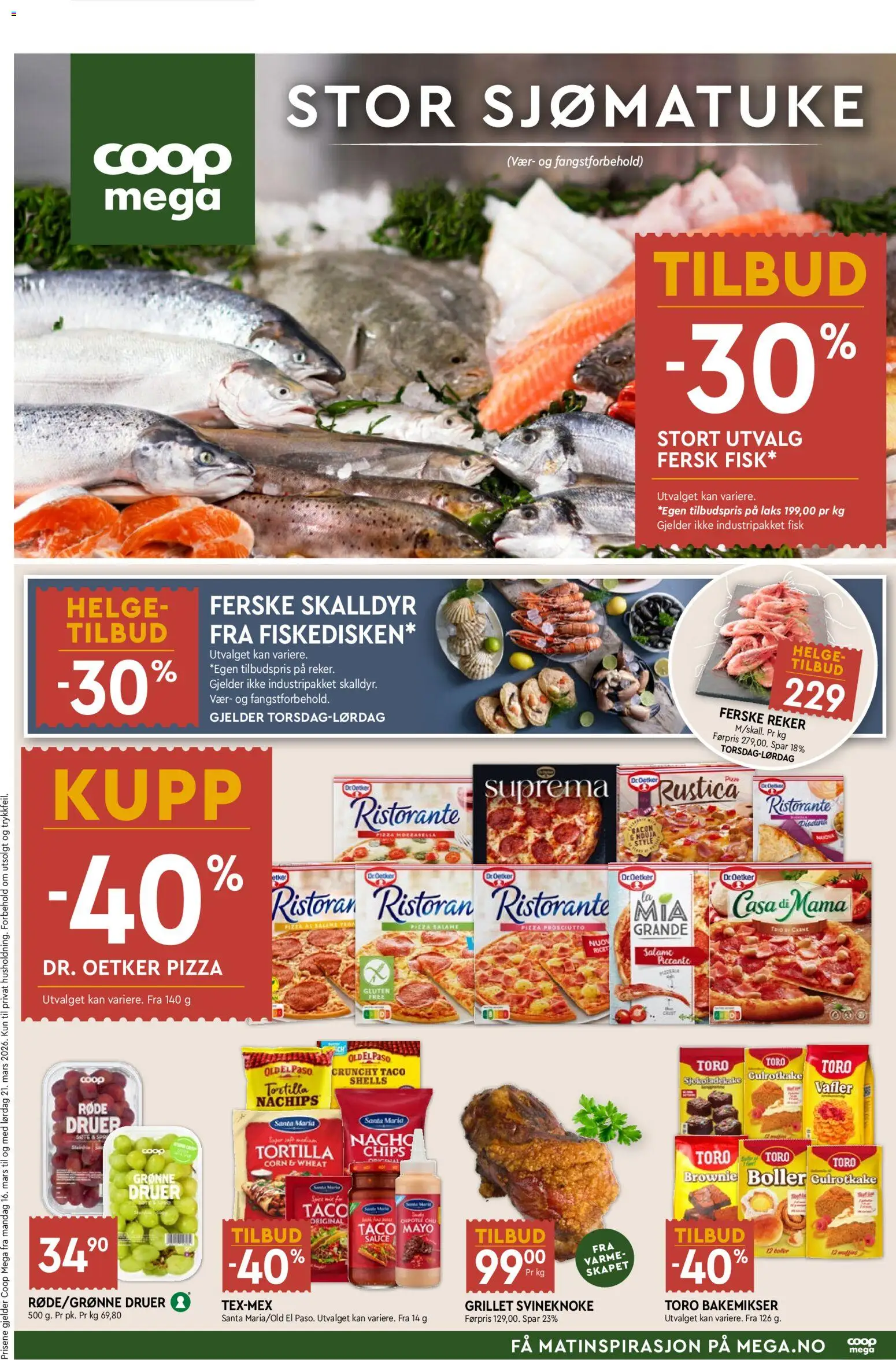 Forhåndsvis Coop Mega kundeavis fra butikk Coop Mega gyldig fra 16/03/2026