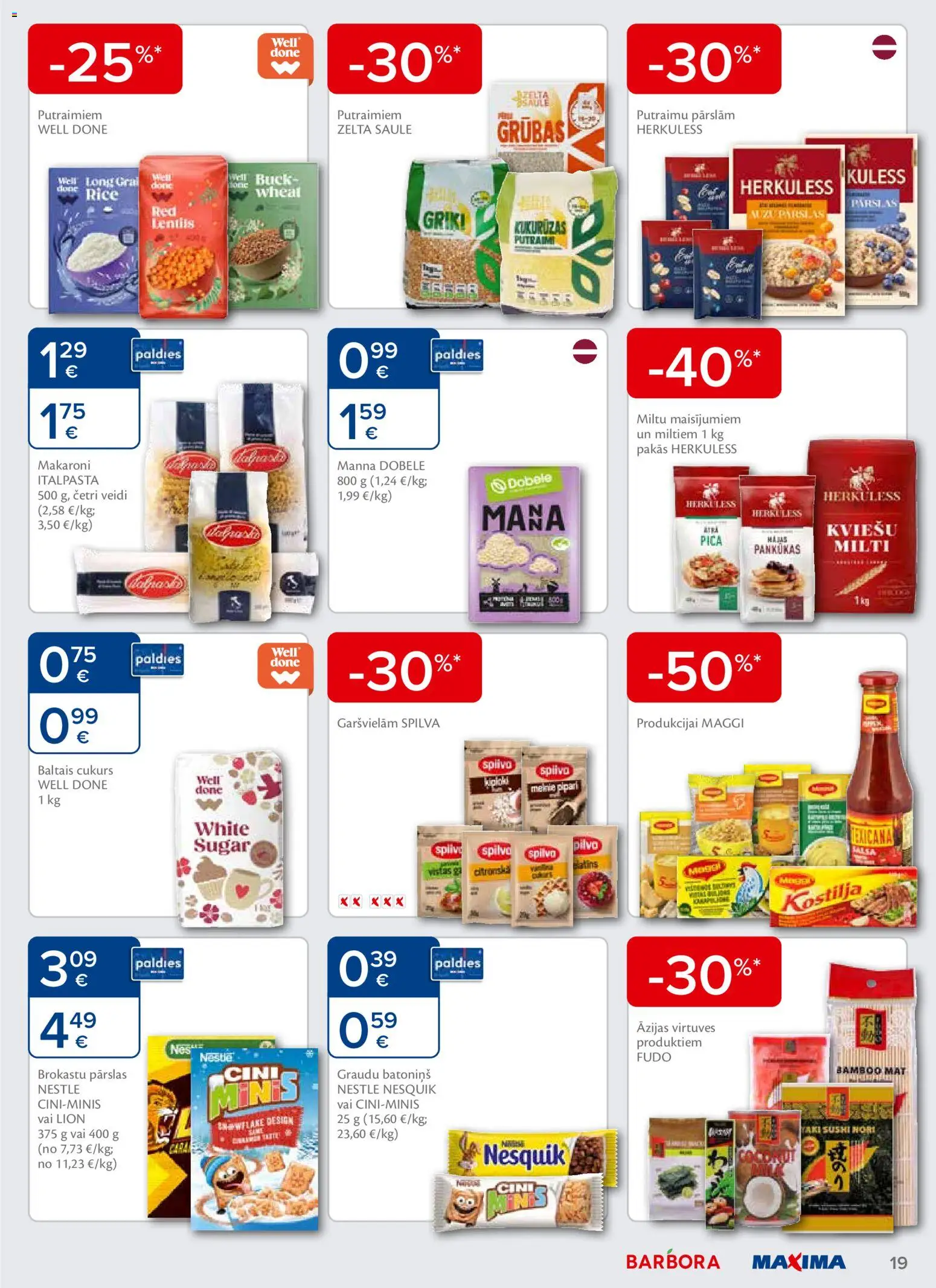 Skatīt Maxima akciju bukletu, derīgs no 2026.01.06