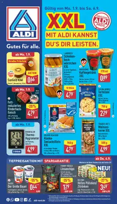Vorschau von dem Prospekt des Geschäftes Aldi, gültig ab dem 01.09.2025