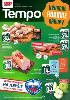 Náhľad COOP Jednota letáku platného od 16.04.2026