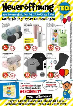 Vorschau von dem Prospekt des Geschäftes TEDi, gültig ab dem 24.07.2025