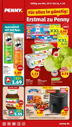 Vorschau von dem Prospekt des Geschäftes Penny, gültig ab dem 29.09.2025