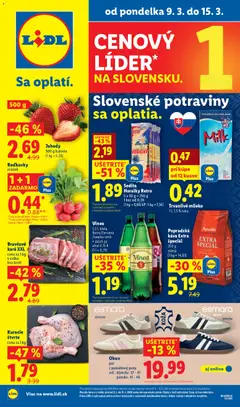 Náhľad Lidl letáku platného od 09.03.2026