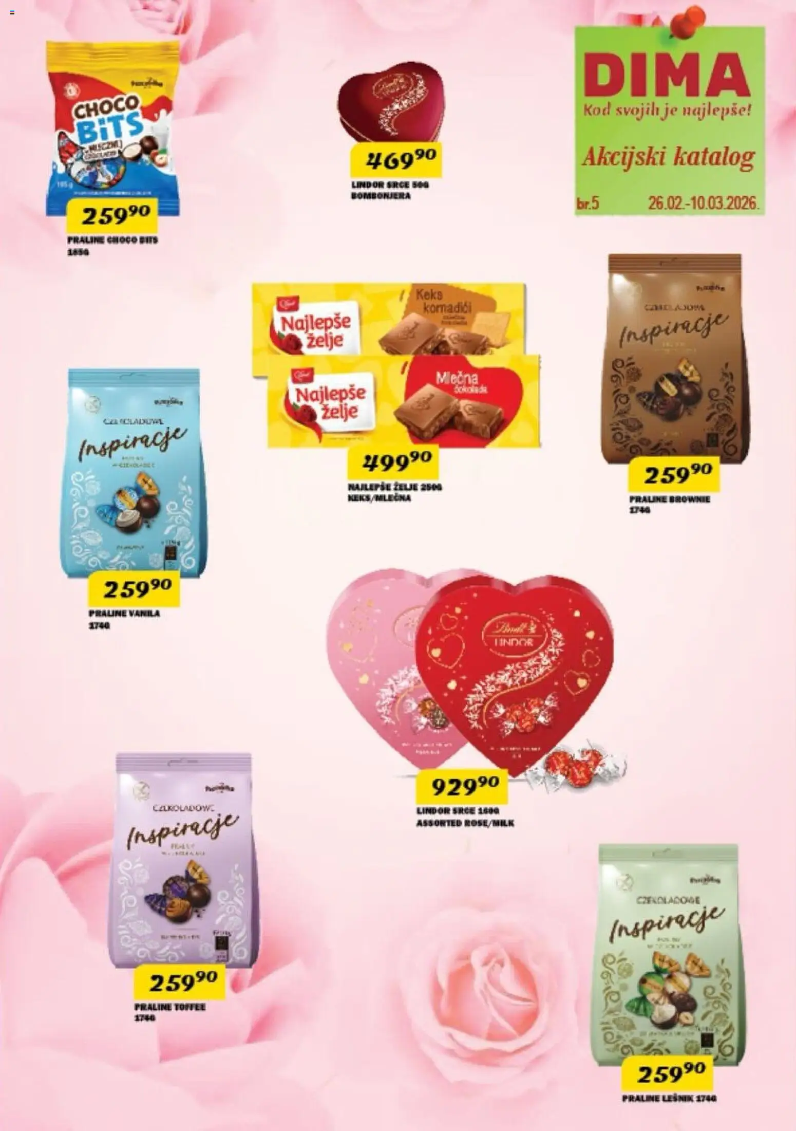 Pregled VP Dima kataloga - važi od 26.02.2026