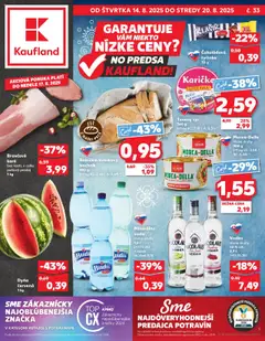 Náhľad Kaufland letáku platného od 14.08.2025