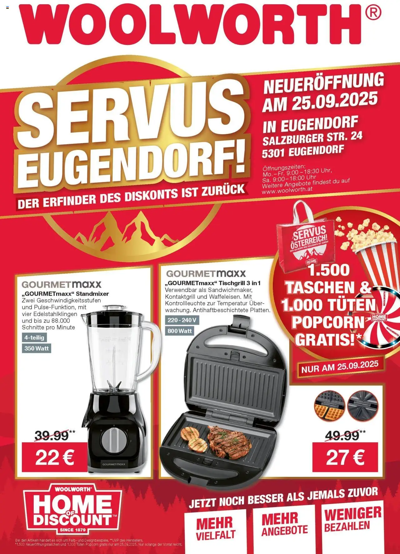 Vorschau der Angebote: Woolworth Servus Eugendorf! gültig ab 19.09.2025 - Uhr