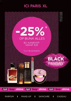 Voorbeeld van Black Friday van winkel ICI Paris XL geldig vanaf 17-11-2025