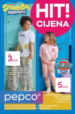 Pregled letka Katalog trgovine Pepco vrijedi od 07.08.2025