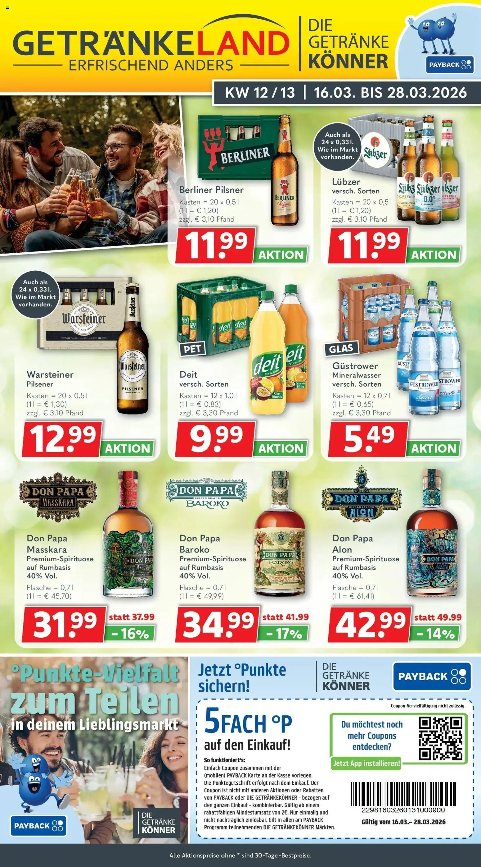 Vorschau von dem Prospekt des Geschäftes Getränkeland, gültig ab dem 16.03.2026