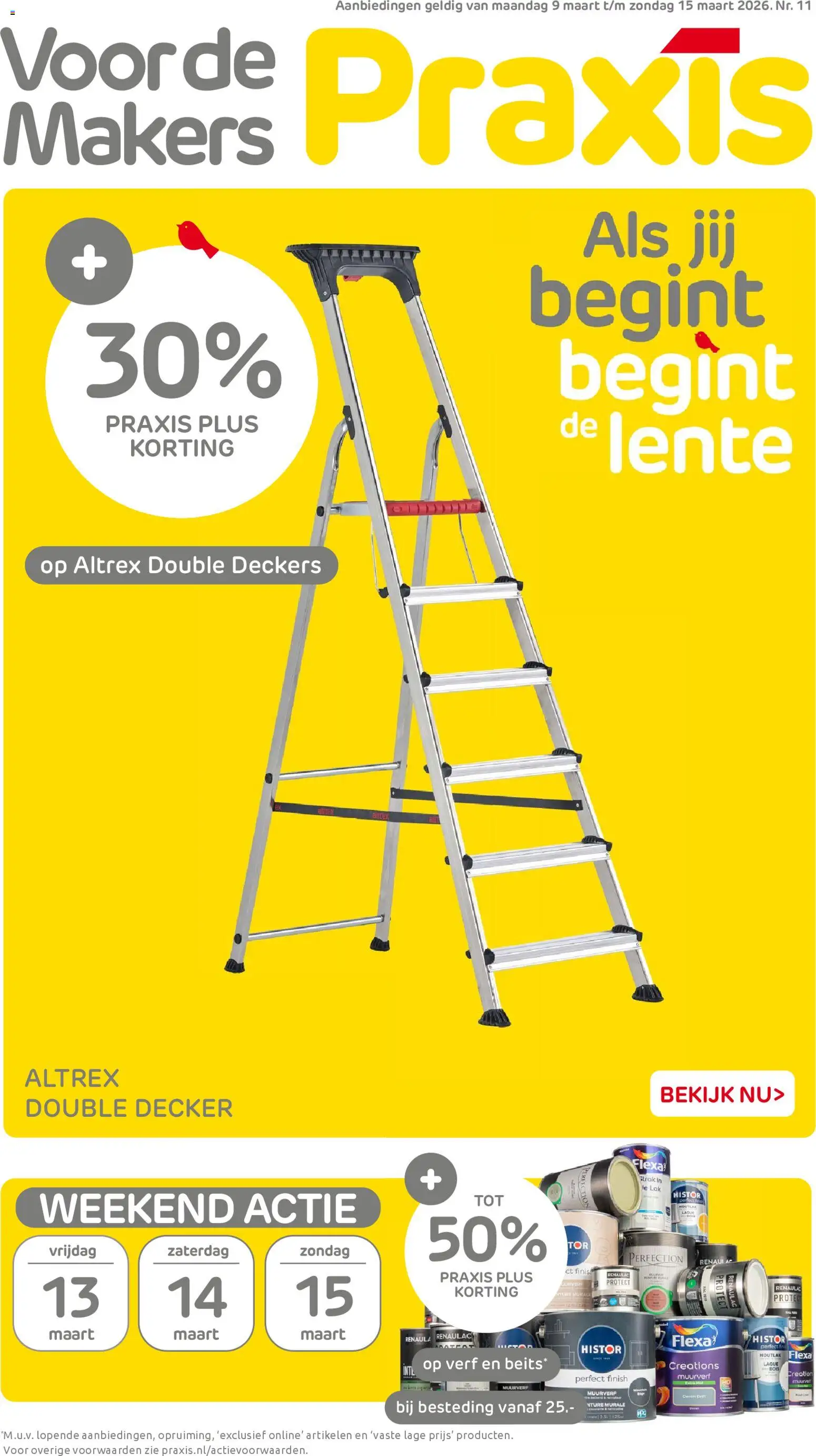 Voorbeeld van Praxis folder van winkel Praxis geldig vanaf 09-03-2026