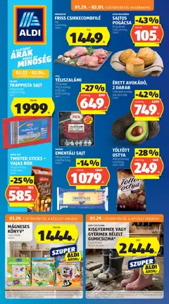 Aldi - Akciós újság Aldi megtekintése, amely érvényes 2026.01.29.-től