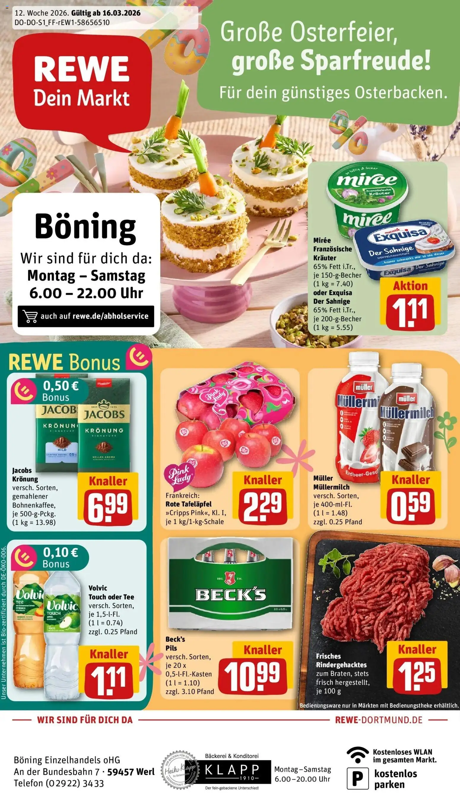 Vorschau von dem Prospekt des Geschäftes Rewe, gültig ab dem 15.03.2026