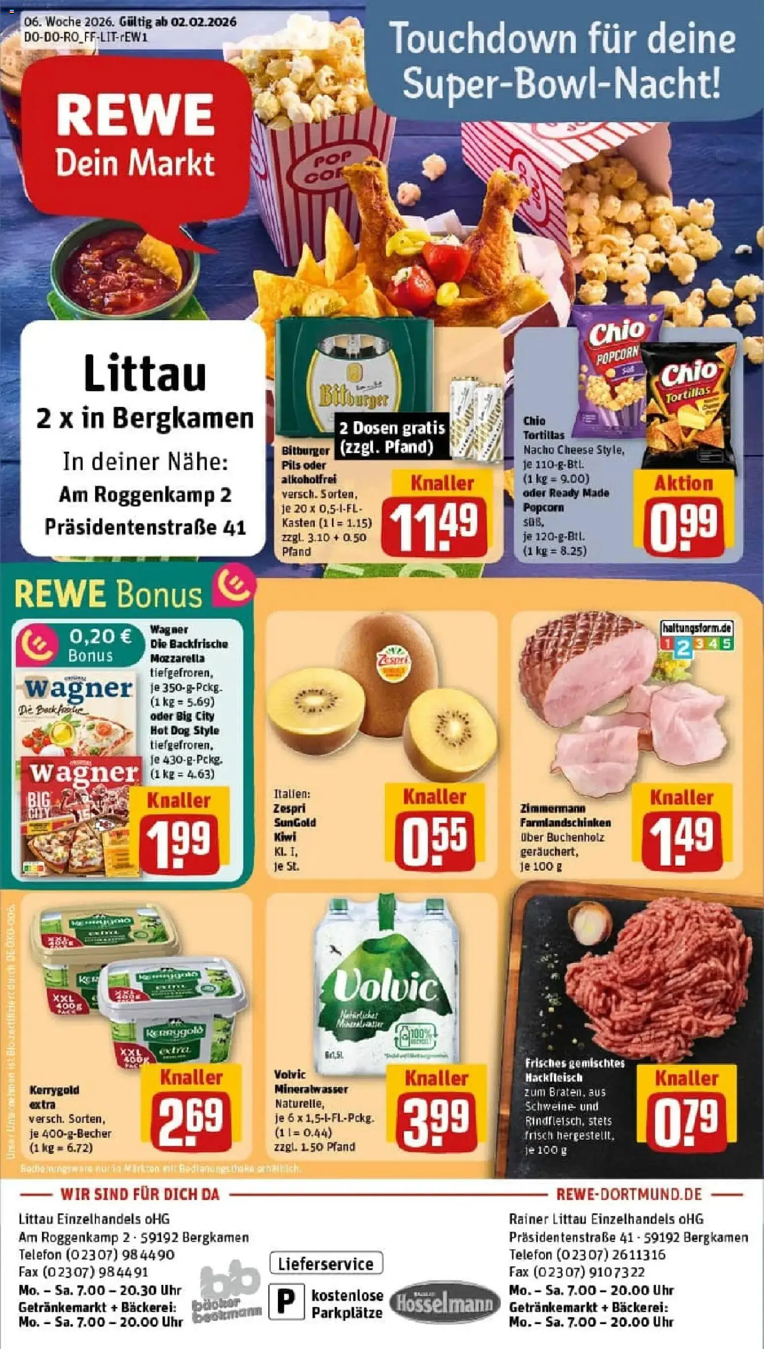 Vorschau von dem Prospekt des Geschäftes Rewe, gültig ab dem 02.02.2026