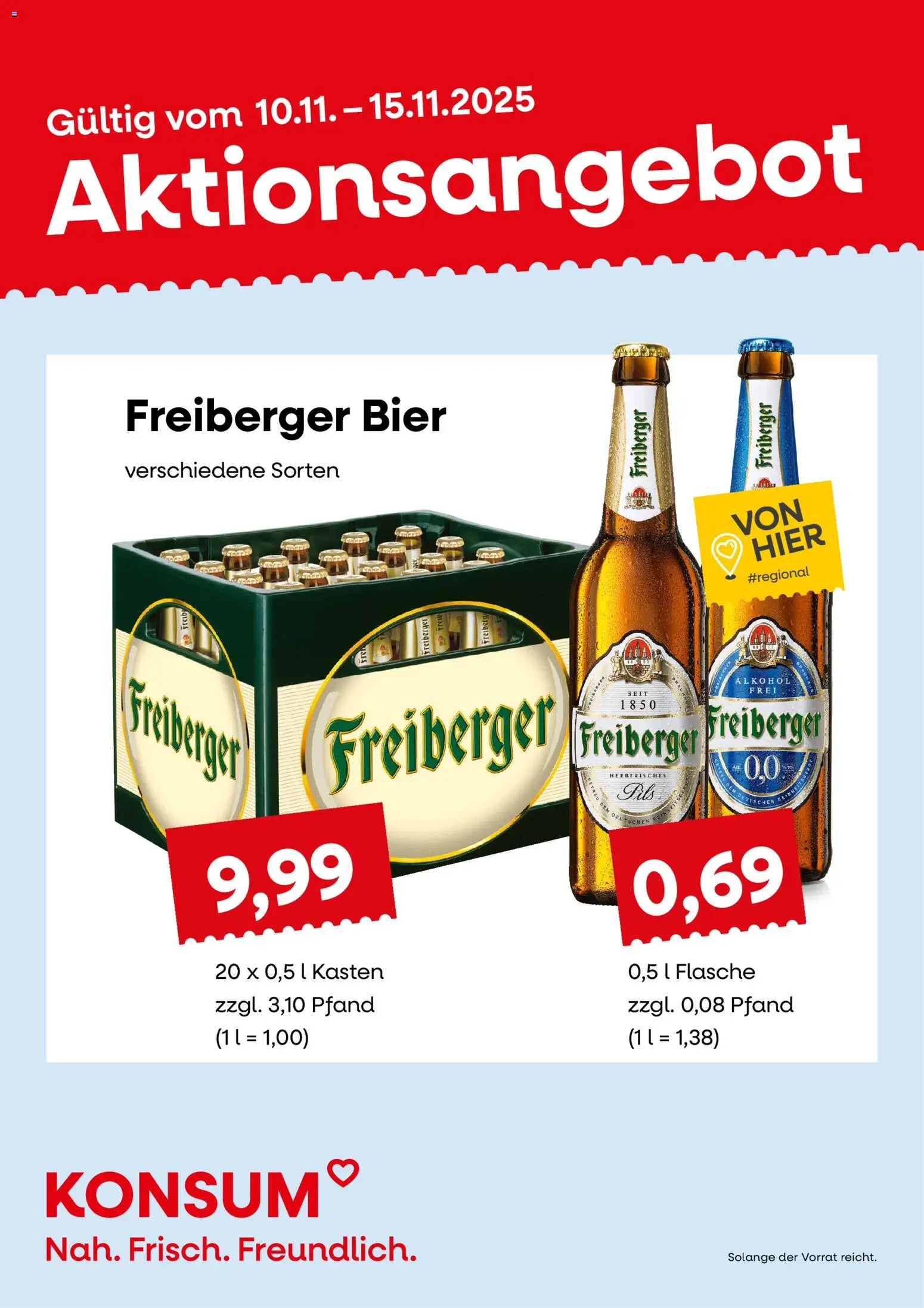 Vorschau von dem Prospekt des Geschäftes KONSUM Leipzig, gültig ab dem 10.11.2025