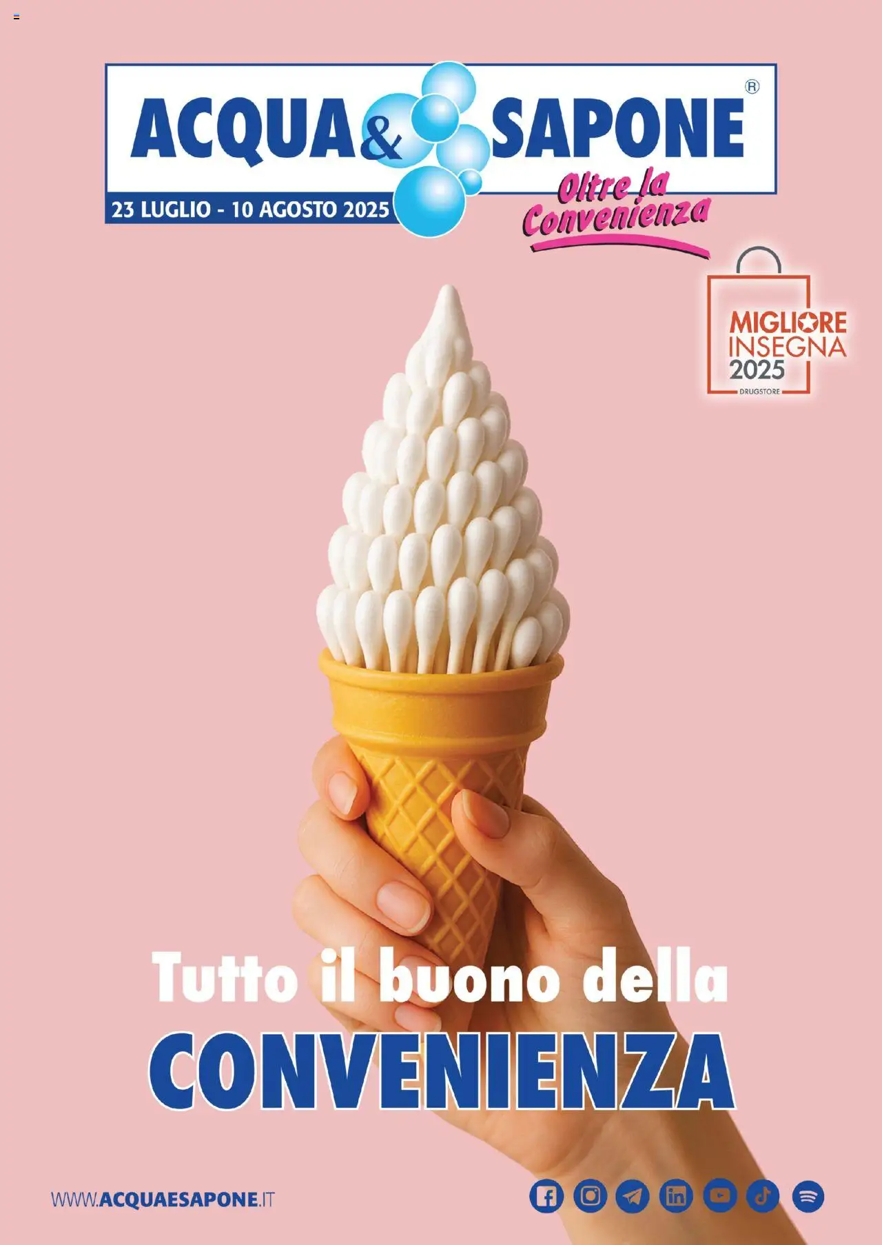 Volantino Acqua e Sapone valido da 23/07/2025 numero di pagina 1
